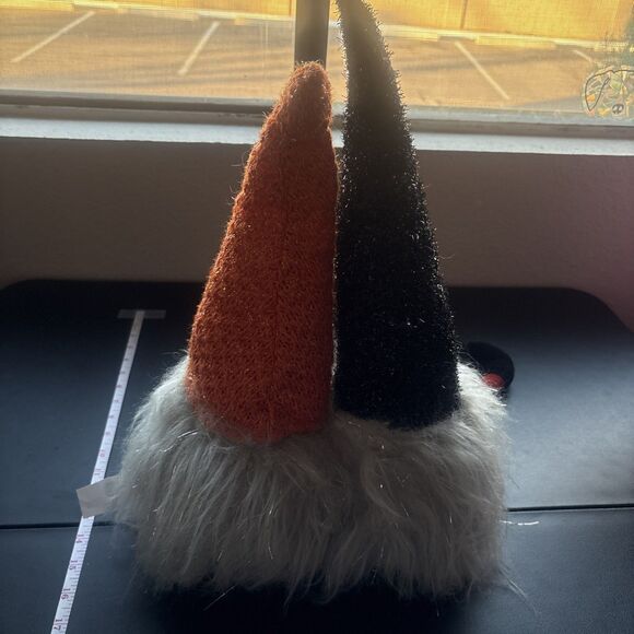 Dual Weighted Gnome Shelf Sitter - Orange And Black - Picture 4 of 5
